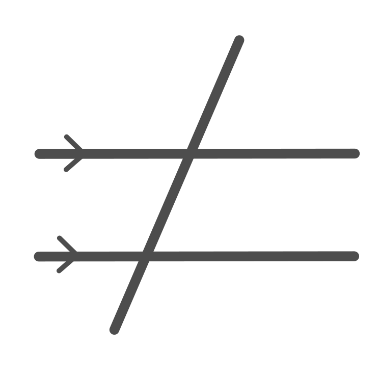 Transversal of parallel lines